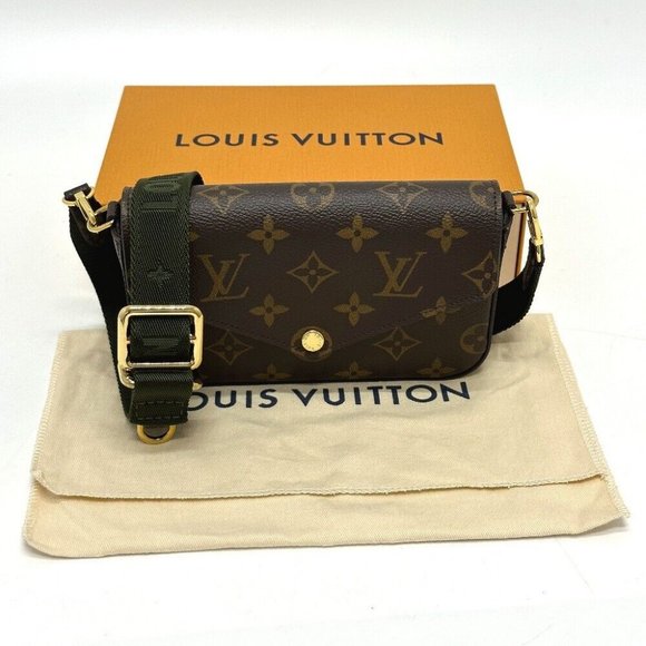 Authentic LOUIS VUITTON M80091 Monogram Multi-Pochette-Felicie pouch Shoulder Ba - Picture 11 of 15